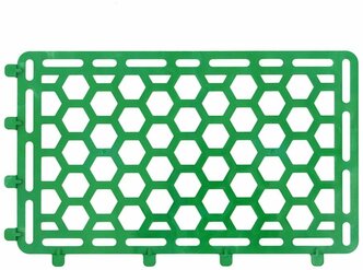 Защита стволов деревьев, 36 × 22 см, набор 4 шт, пластик, зеленый