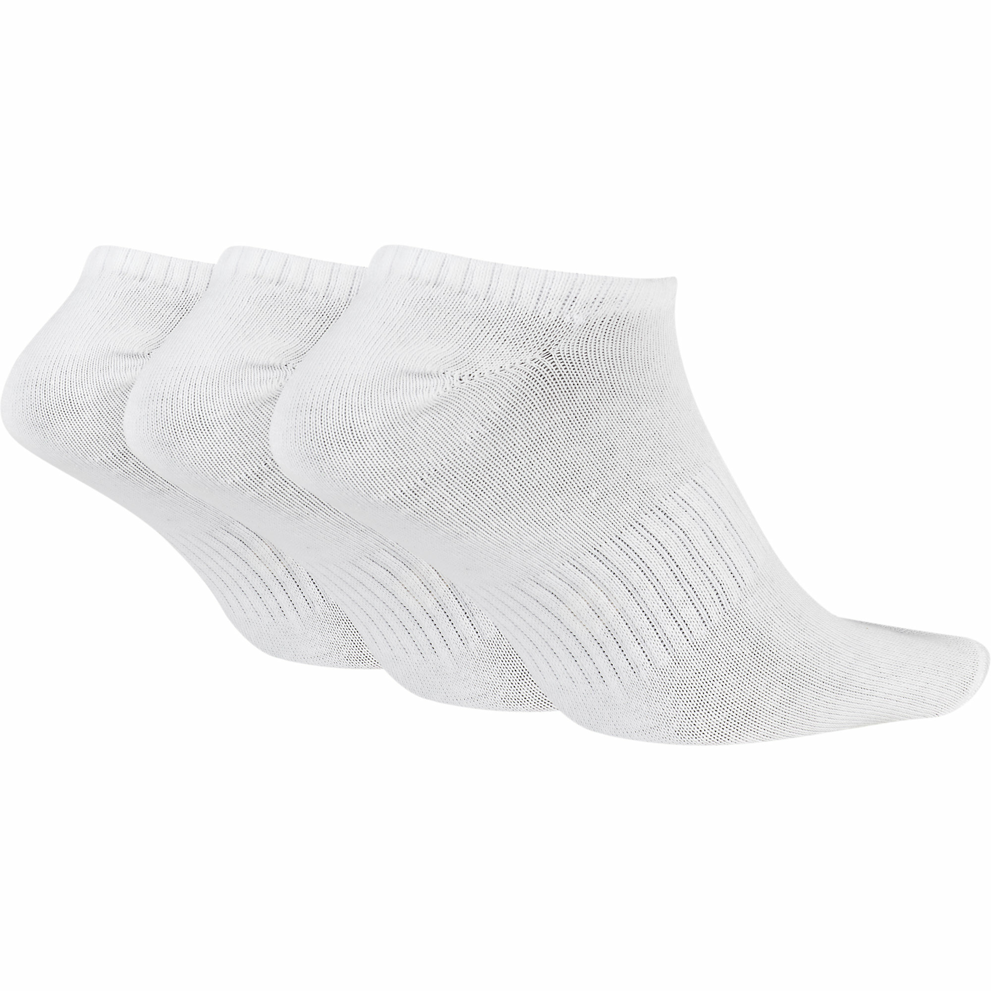 Носки NIKE Everyday Light Weight No Show, комплект, 3 пары, размер 38-42 EU, белый — фото 1