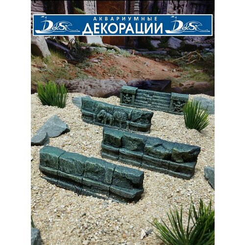Декорация для аквариума и террариума Камбоджа, Грот DEKSI бордюр для террасы, арт. №1206