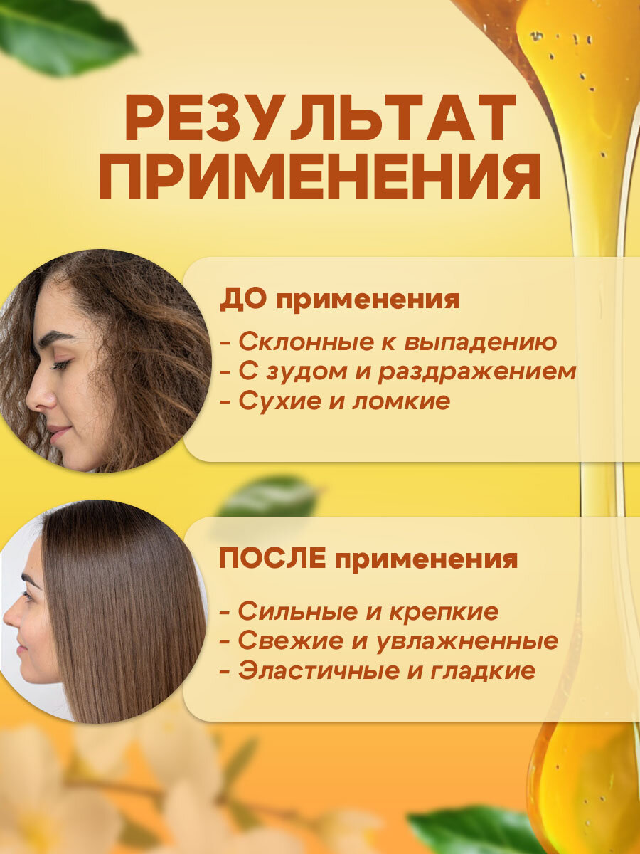 Женский твердый шампунь Мед для сухих и поврежденных волос, GreenAurum — фото 1