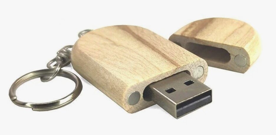 USB Flash Jaster 8Gb в деревянном корпусе — фото 1