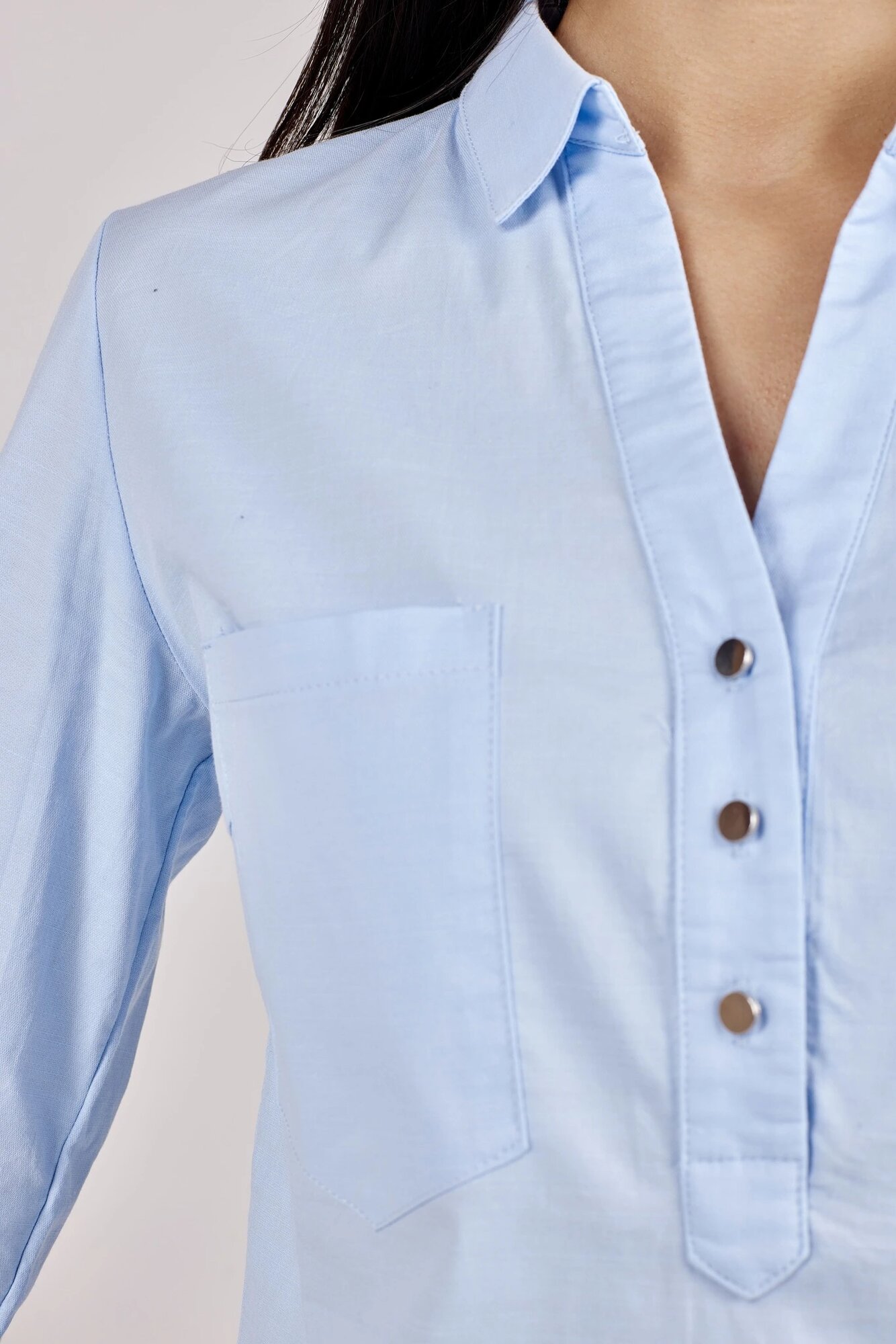 Блуза Selfie, размер XS, голубой — фото 1