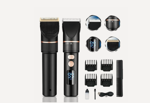 Изображение товара Машинка для стрижки / Беспроводная машинка для стрижки волос / Профессиональная машинка для стрижки / Триммер мужской / Триммер для бороды и усов Geemy
