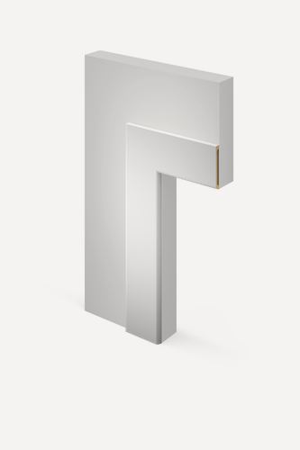 Изображение товара Наличник RT055, набор 2шт. 80х10х2200мм Экополимер ARTIVA