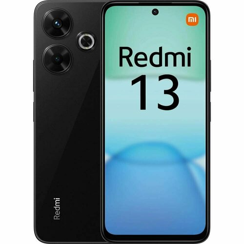 Смартфон Xiaomi Redmi 13 8256 ГБ RU Dual nano SIM eSIM midnight black 13788₽