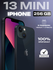Смартфон Apple iPhone 13 mini 256 ГБ , nano SIM, черный, как новы...