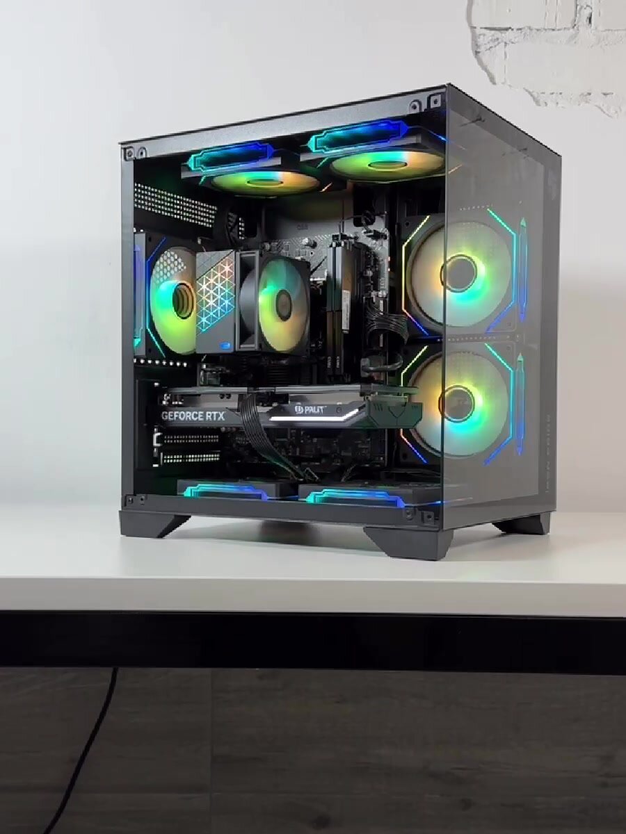 Системный блок (Intel i5-12400f, Nvidia RTX 5060, SSD 1024gb, DDR4-32gb, Windows 11) — фото 1