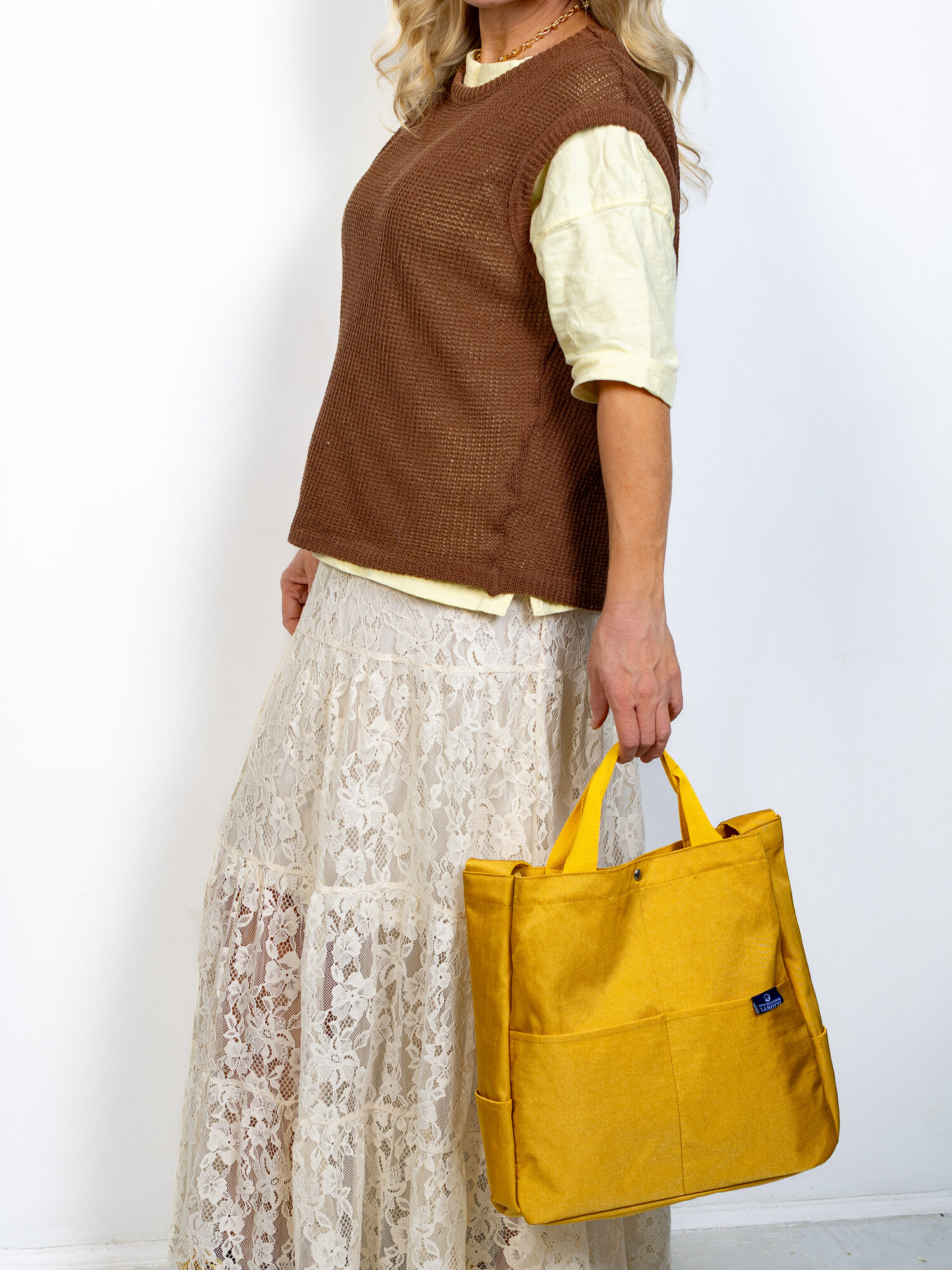 Сумка шоппер LANOTTI, желтый — фото 1