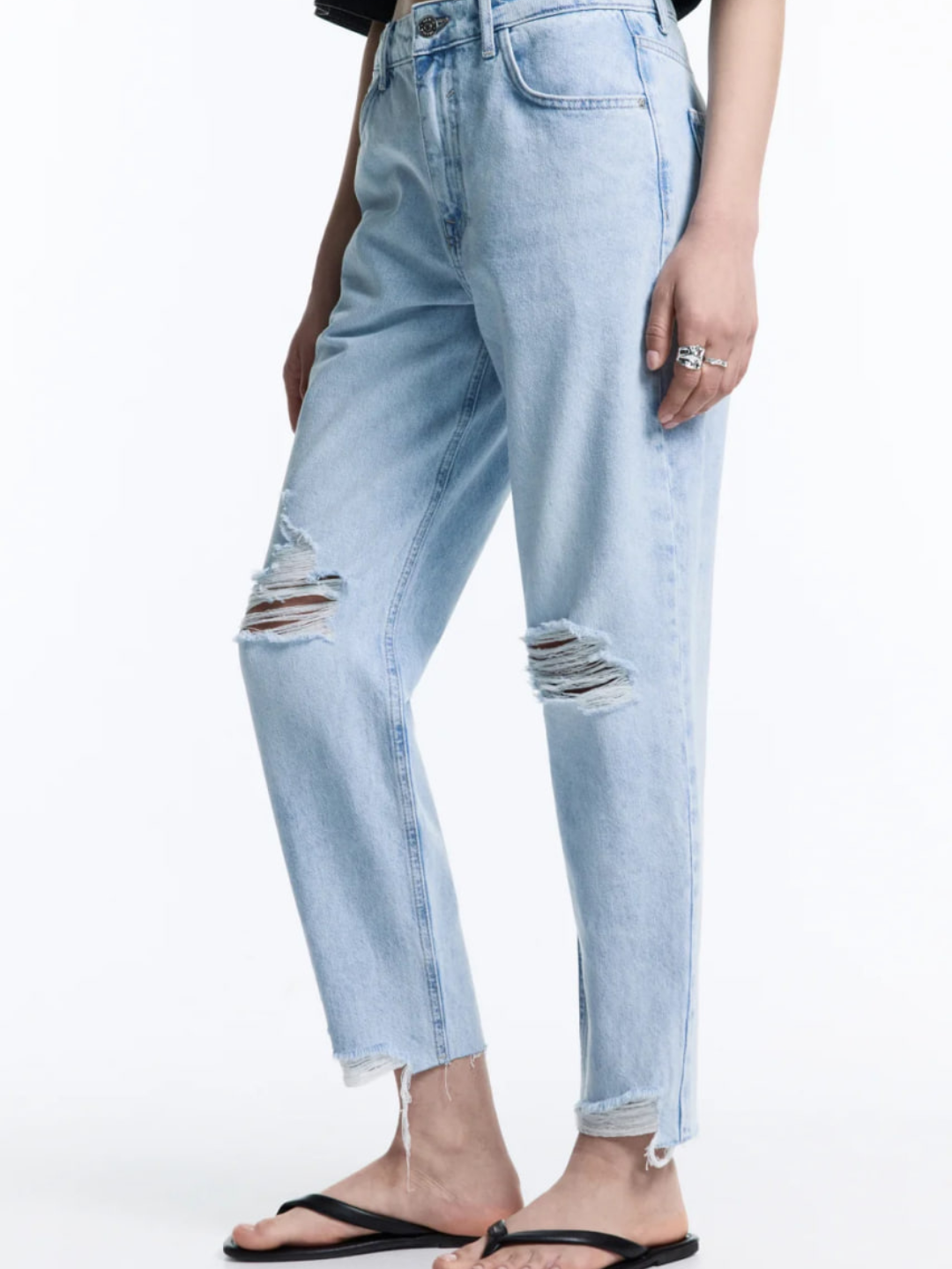 Джинсы мом Befree 1, размер XS, голубой — фото 1