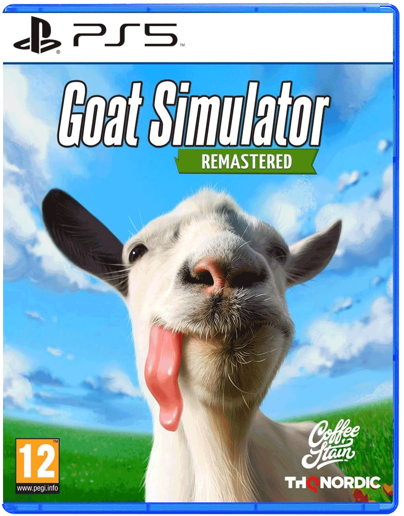 Игра Goat Simulator: Remastered (PS5, русская версия) Coffee Stain Studios Blu-ray диск 12+