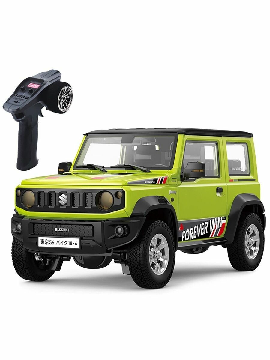 Радиоуправляемая машина внедорожник HB Suzuki Jimny PRO 1:16 4WD RTR (свет, выхлоп, Li-Po 5C) - HG4-53-PRO-GREEN
