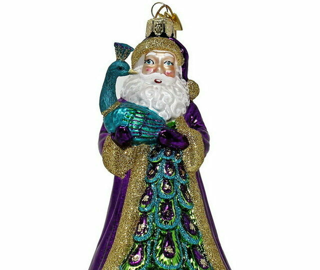 Ёлочная игрушка, стекло, 14 см, Kurts Adler — фото 1