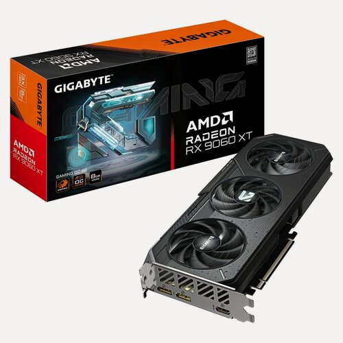 Изображение товара Видеокарта Gigabyte RX9060XT GAMING OC 8GB GDDR6 128bit 2xDP HDMI 3FAN RTL