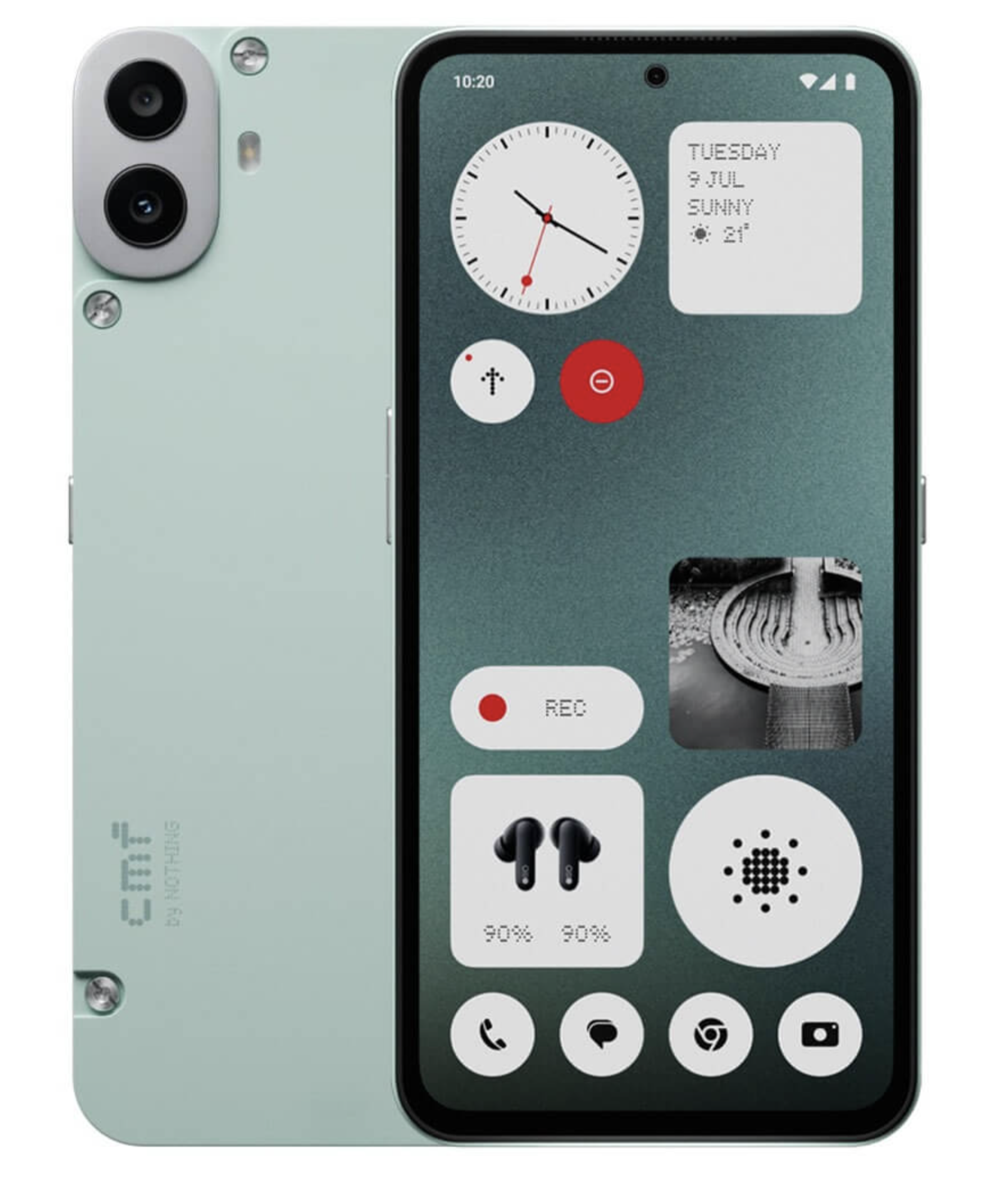 Nothing Phone CMF 1 5G 8/256Gb (Dimensity 7300 5G) Light Green (зеленый)