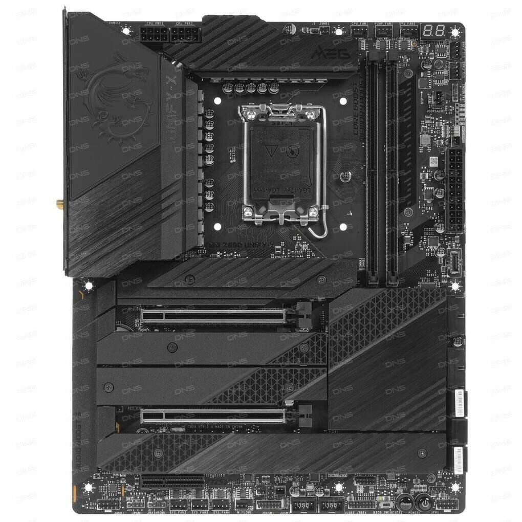 Материнская плата MSI MEG Z690 UNIFY-X (MEG Z690 UNIFY-X) - LGA 1700, Intel Z690, 2хDDR5-5600 МГц, 2хPCI-Ex16, 5хM.2, Standard-ATX