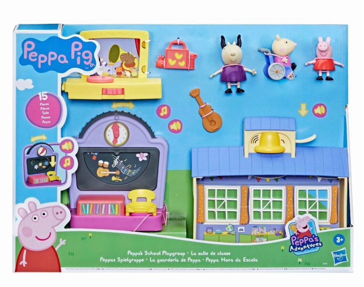 Фигурки Hasbro Свинка Пеппа - Школа Пеппы со звуковыми эффектами - Хасбро F2166