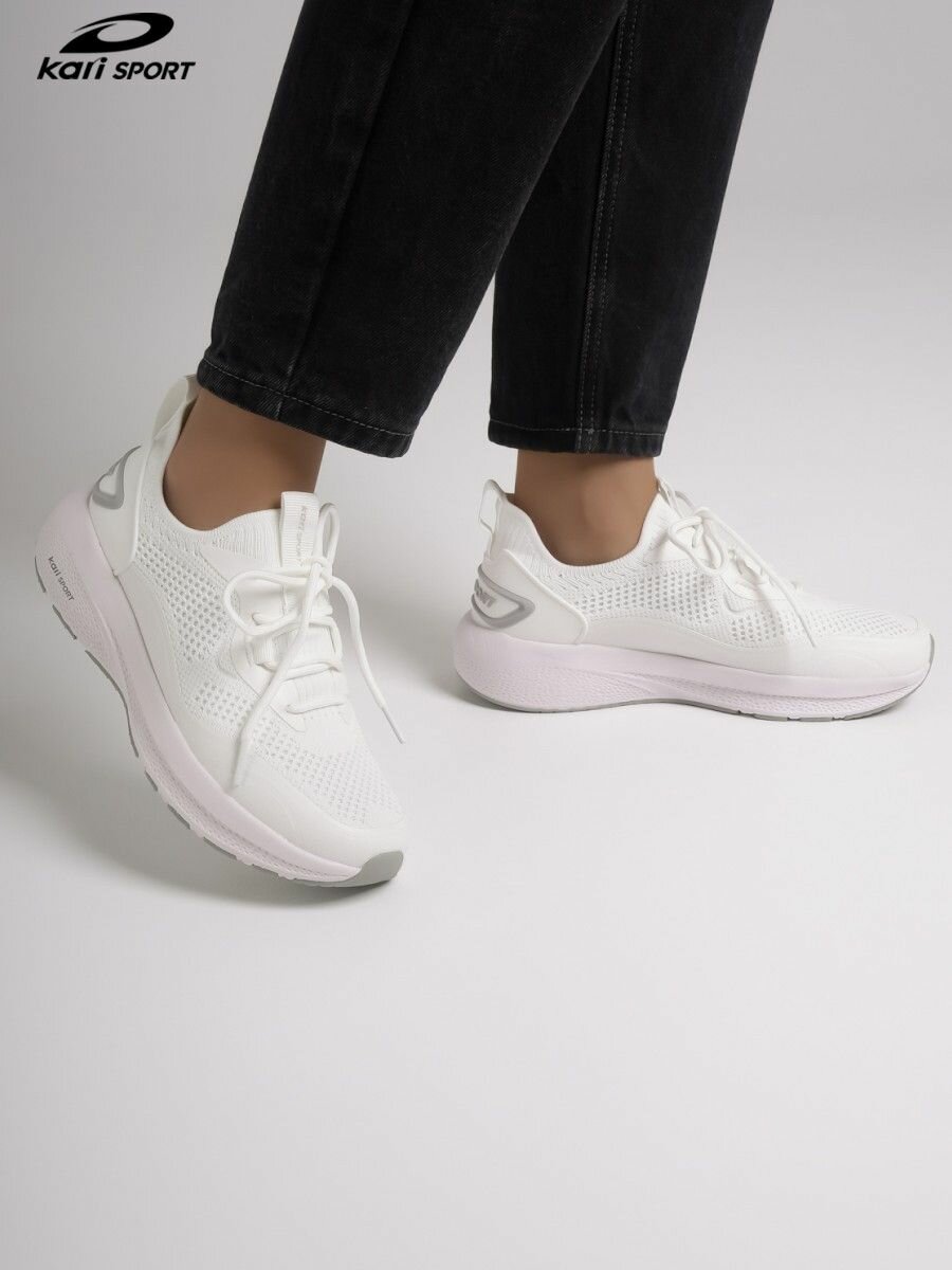 Кроссовки kari полнота 7 (RU)/ на среднюю и широкую стопу размер 38 белый