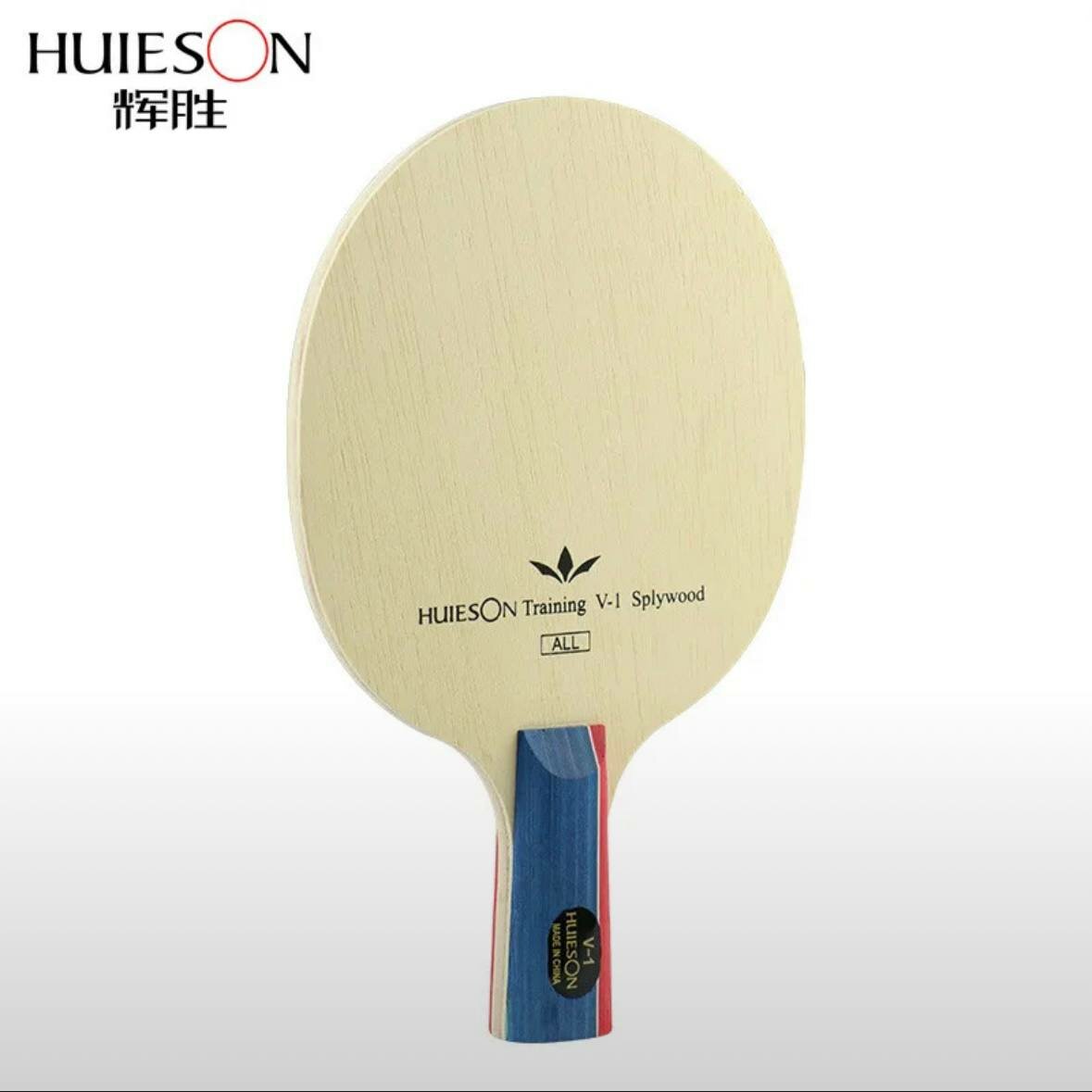 Основание ракетки Huieson "V-1", дерево, 3 слоя, для начинающих и продвинутых игроков — фото 1