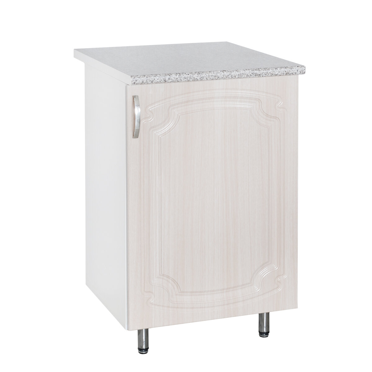 фото Рабочий стол 50 дуб светлый (глянец) фасад МДФ столешница цвет (гранит)