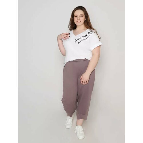 фото Брюки fashion margo, размер 68, какао