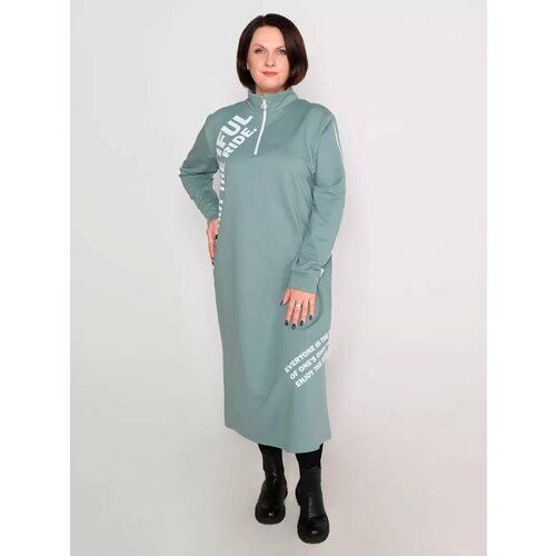 фото Платье style margo, размер 58, хаки