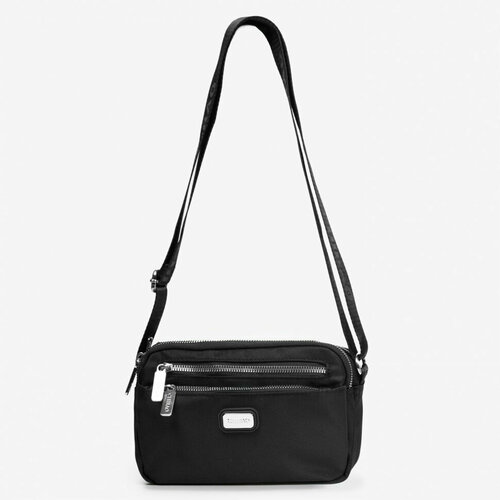 Сумка кросс-боди ChiBao, фактура гладкая, черный