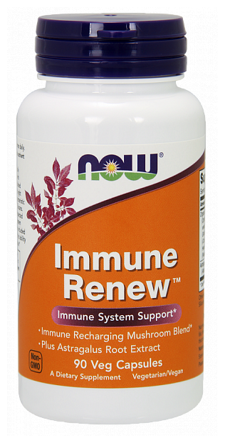 Изображение NOW Immune Renew 90 капсул. Иммуностимулирующий препарат для укрепления защитных функций организма