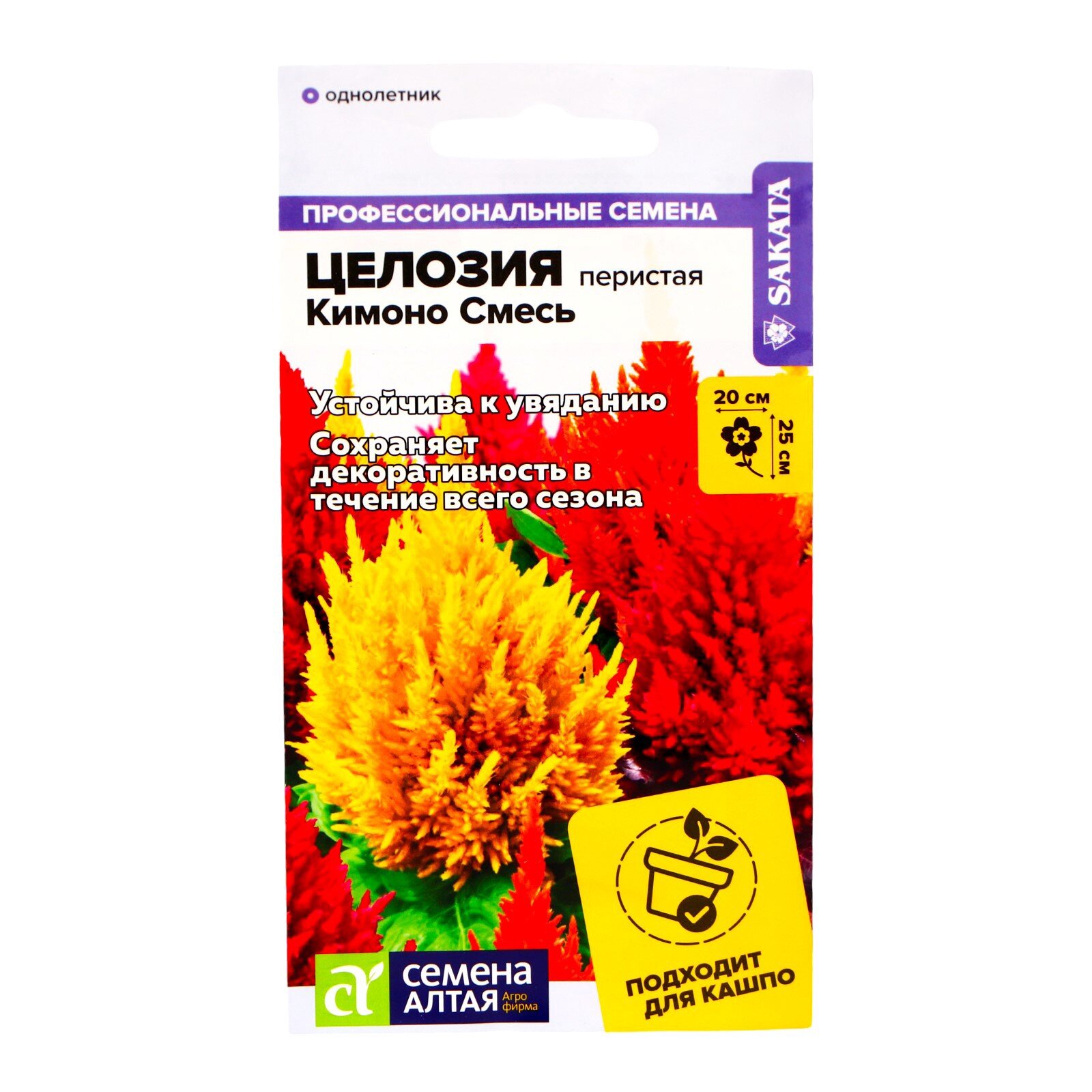 Семена цветов Целозия Перистая 