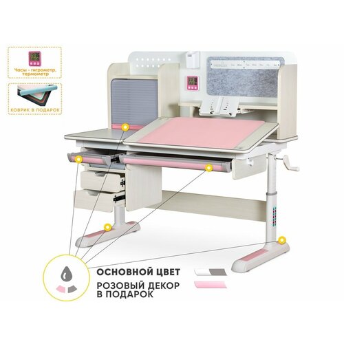 Детский стол ErgoKids Winnipeg Max MG + PN Multicolor (арт. BD-630 Max MG + PN Multicolor)