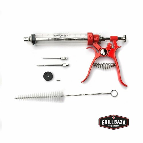 Шприц-дозатор для маринования мяса Grillbaza