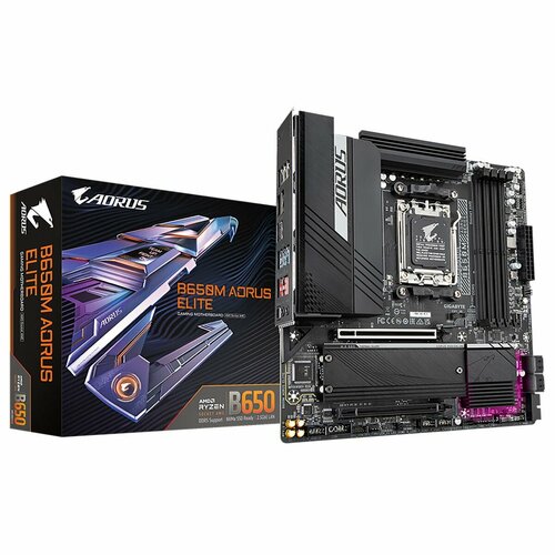 Материнская плата Gigabyte B650M AORUS ELITE RTL 1941000₽