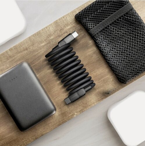 Изображение товара Кабель для быстрой зарядки MOMAX Mag.Link Magnetic, USB-C to USB-C, 100W, E-Marker Chip, 1 метр, Цвет Черный