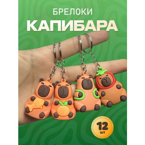 фото Брелок, коричневый монетка