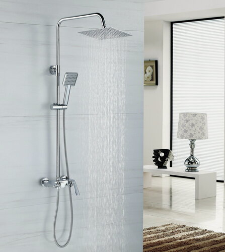 Изображение товара Душевая система BOND B02-9400 с тропическим душем и смесителем с изливом