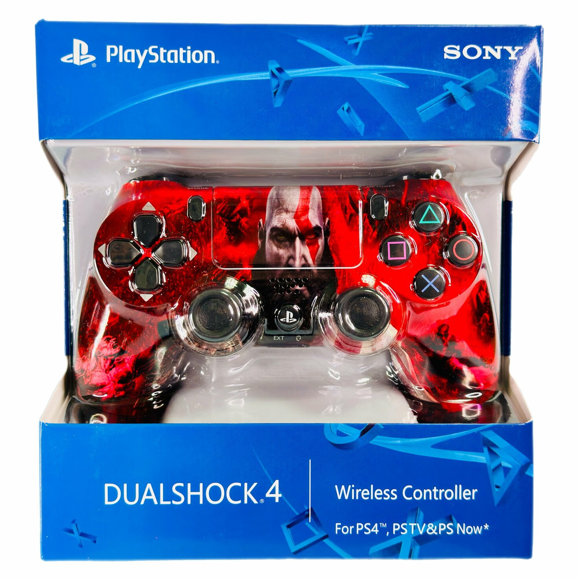 Геймпад "Кратос Бог Войны" Беспроводной Джойстик для PS4/ПК/Смартфон/Ноутбук Кастомный
