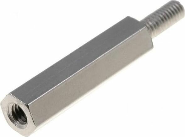 Стойка VOGT M30020.01.65 Дистанцирующая стойка с резьбой 20мм Внутр. резьба: M3 латунь 1шт