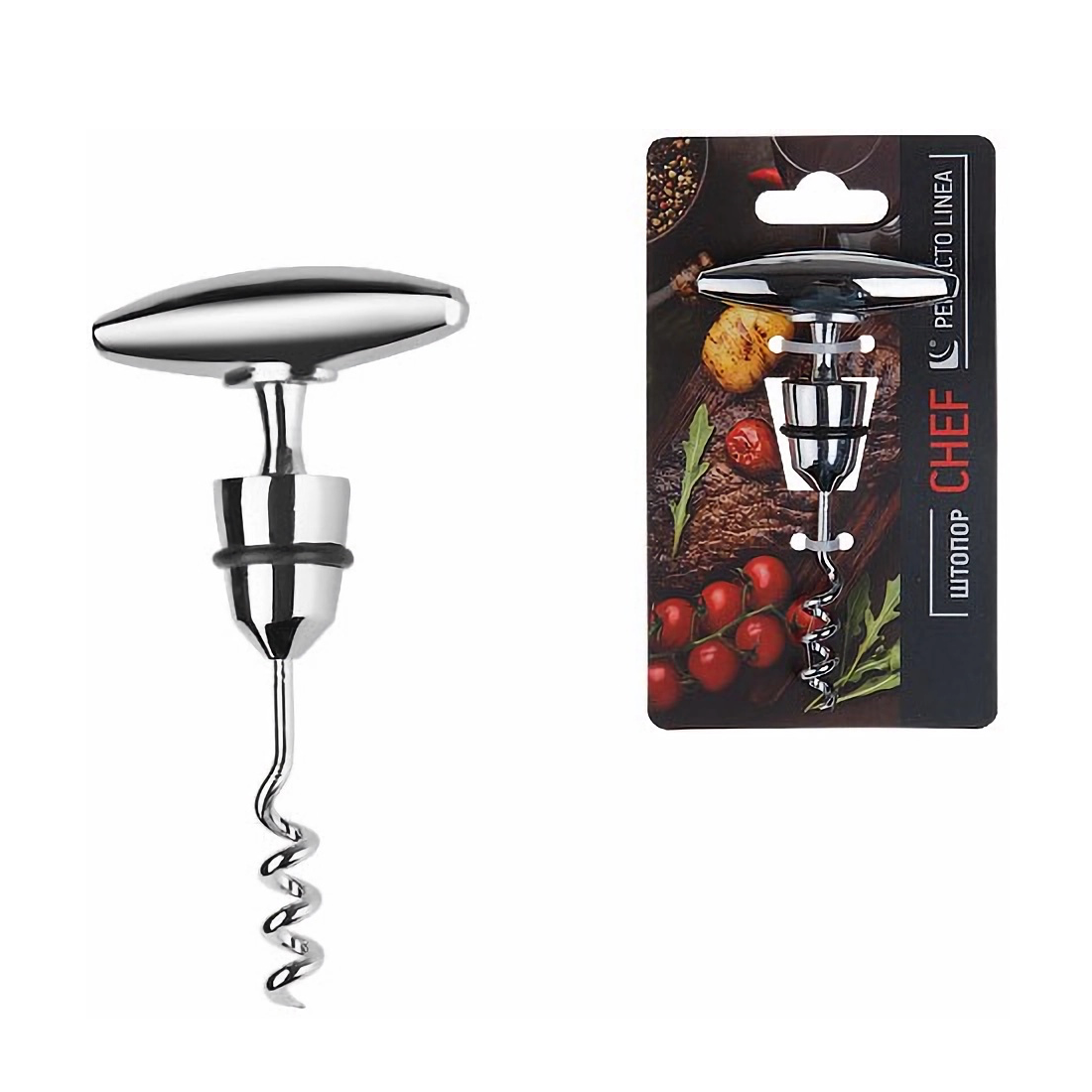 Штопор для вина 11,2 см PERFECTO LINEA Chef металл (21-100001) — фото 1