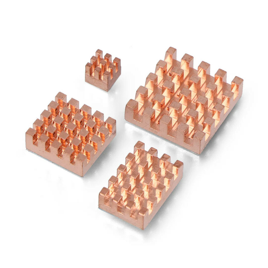 RCCC Heat Sink KIT, Комплект радиаторов для Raspberry Pi 2/3