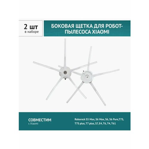 Щетки боковые 2шт для робота-пылесоса Xiaomi Roborock S5 Max S6 Max S7 298₽