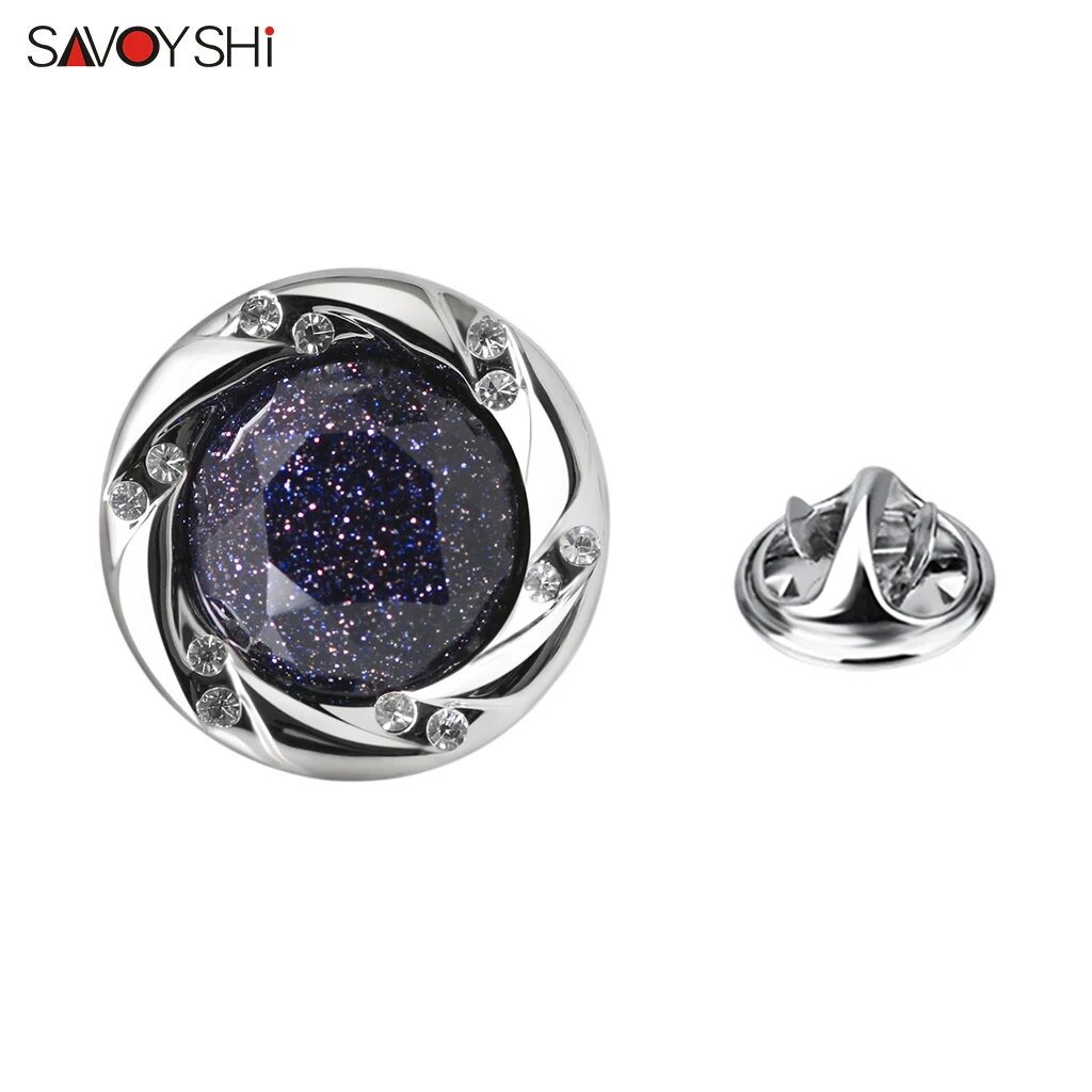 Брошь SAVOYSHI, серебряный