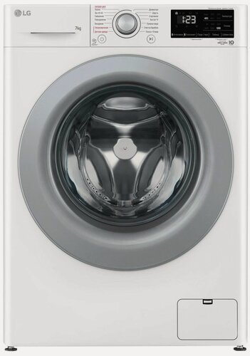 Изображение товара Стиральная машина LG F2V3HS4W автомат 7 кг, белый