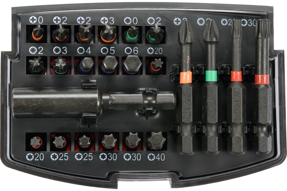 Набор ударных бит YATO 23пр YT-04621 36144621 092 1