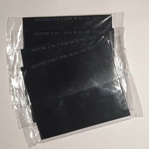 Изображение Светофильтр AULEKTRO для маски сварщика ( комплект 2 шт, DIN 8 , 110х90мм)