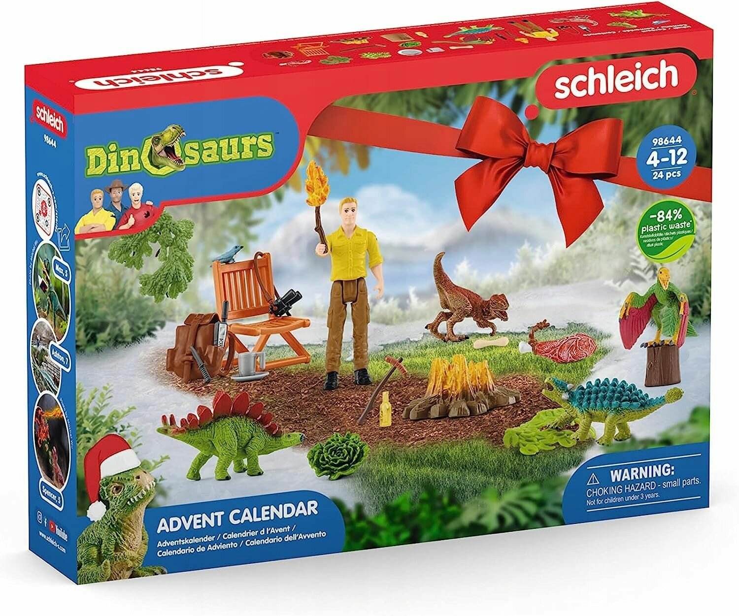Фигурки Schleich - Адвент-календарь Шляйх с фигурками динозавров - Динозавры 98644