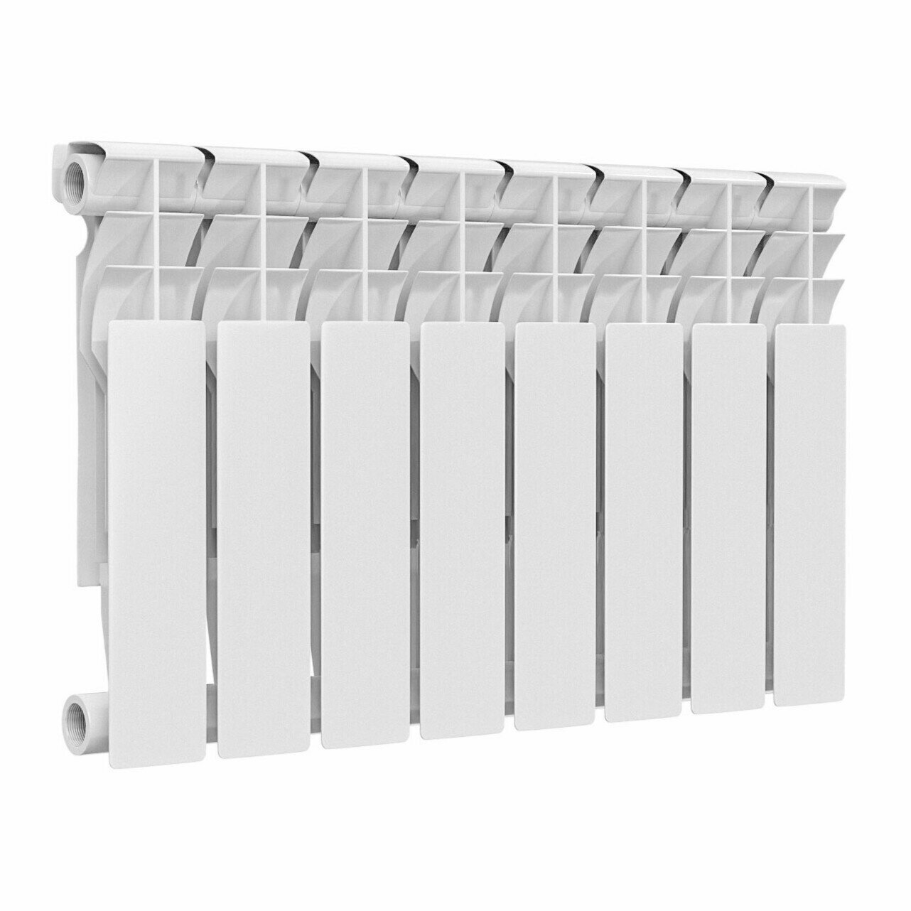 Радиатор биметаллический Ultra Plus 350 8 секций Qну=840 Вт RAL 9016 (белый) Ogint