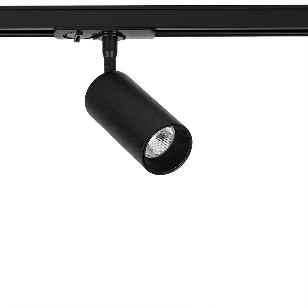 Трековый светильник Arte Lamp AERO A1345PL-1BK, цвет /Черный, материал Алюминий и пластик/
