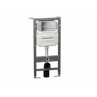 Система инсталляции для унитазов Ceramicanova Envision с кнопкой Flat хром матовый CN1002M