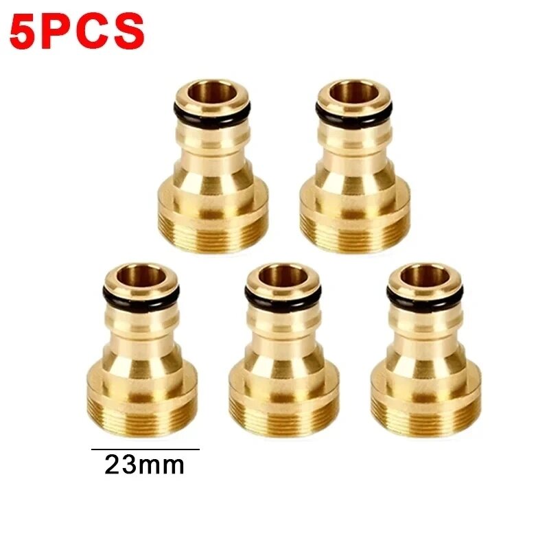 Комплект из 1 штуки латунных адаптеров для крана 5pcs