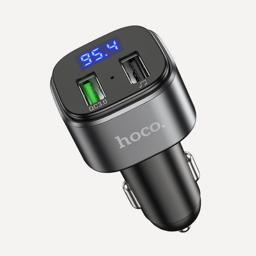 Изображение товара Bluetooth FM модулятор с Bluetooth, E67, HOCO, черный