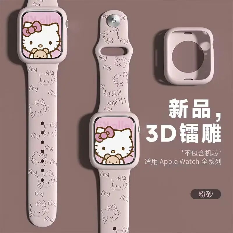 Ремешок Kawaii Hello Kitty для Apple Watch, HelloKitty 1, 41mm, Женский — фото 1